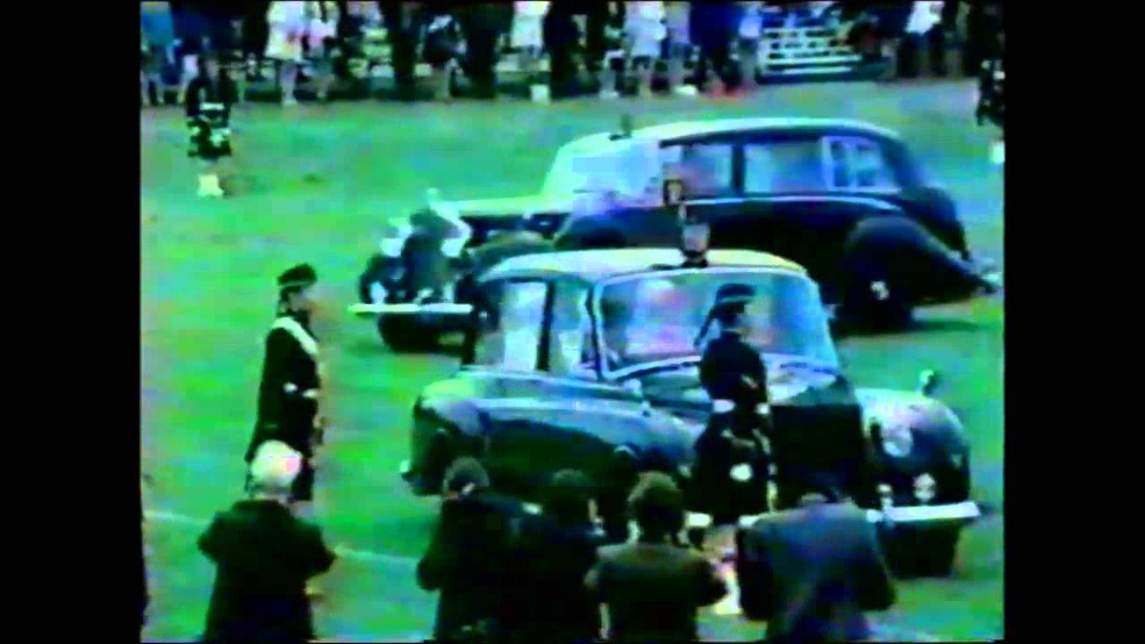 Argyll and Sutherland Highlanders presentation of New Colours at Edinburgh 1973