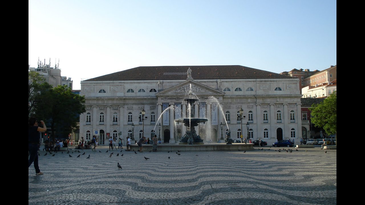 Pra&ccedil;a de D. Pedro IV Lisboa Portugal / Rossio Square Lisbon Portugal