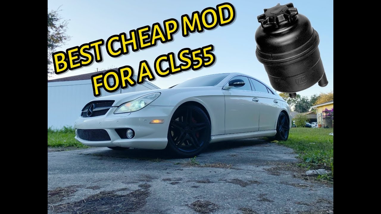 CLS55 and E55 Mercedes Split Coolant And Tank Install m113k