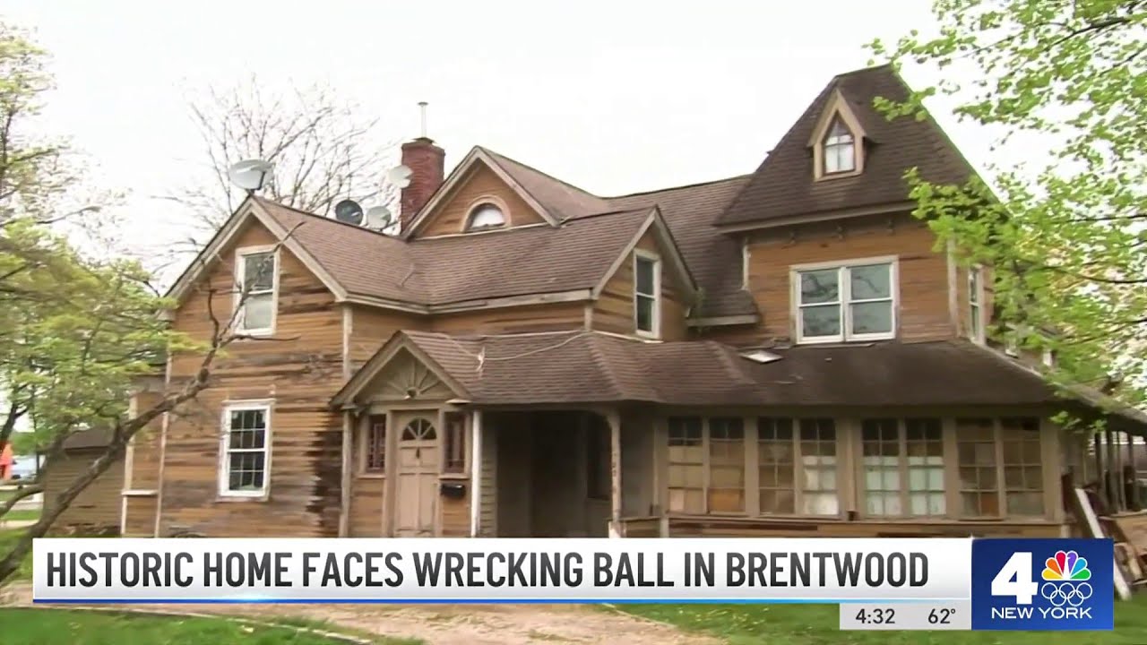 Historic home faces wrecking ball in Brentwood on Long Island | NBC New York