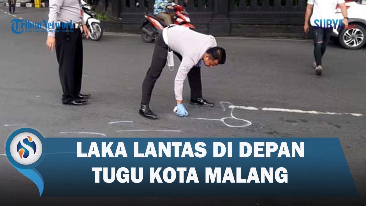 BREAKING NEWS Laka Lantas Di Depan Tugu Kota Malang, Polisi Langsung Ke TKP