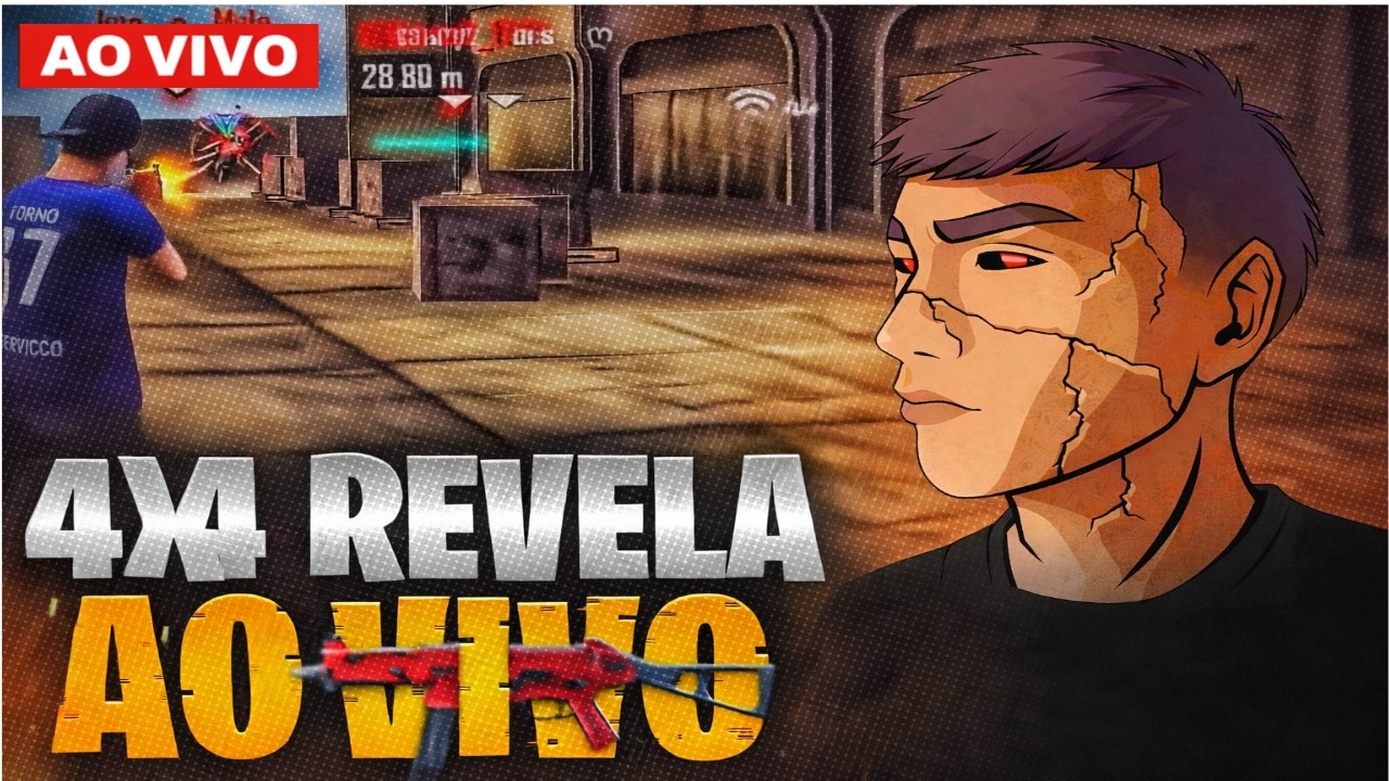 🔥 LIVE FF 🔥 FREE FIRE - AO VIVO 4X4 + 🔥 6X6 COM INSCRITOS 🔥 SALA PERSONALIZADA 🔥 BOREL REVELA