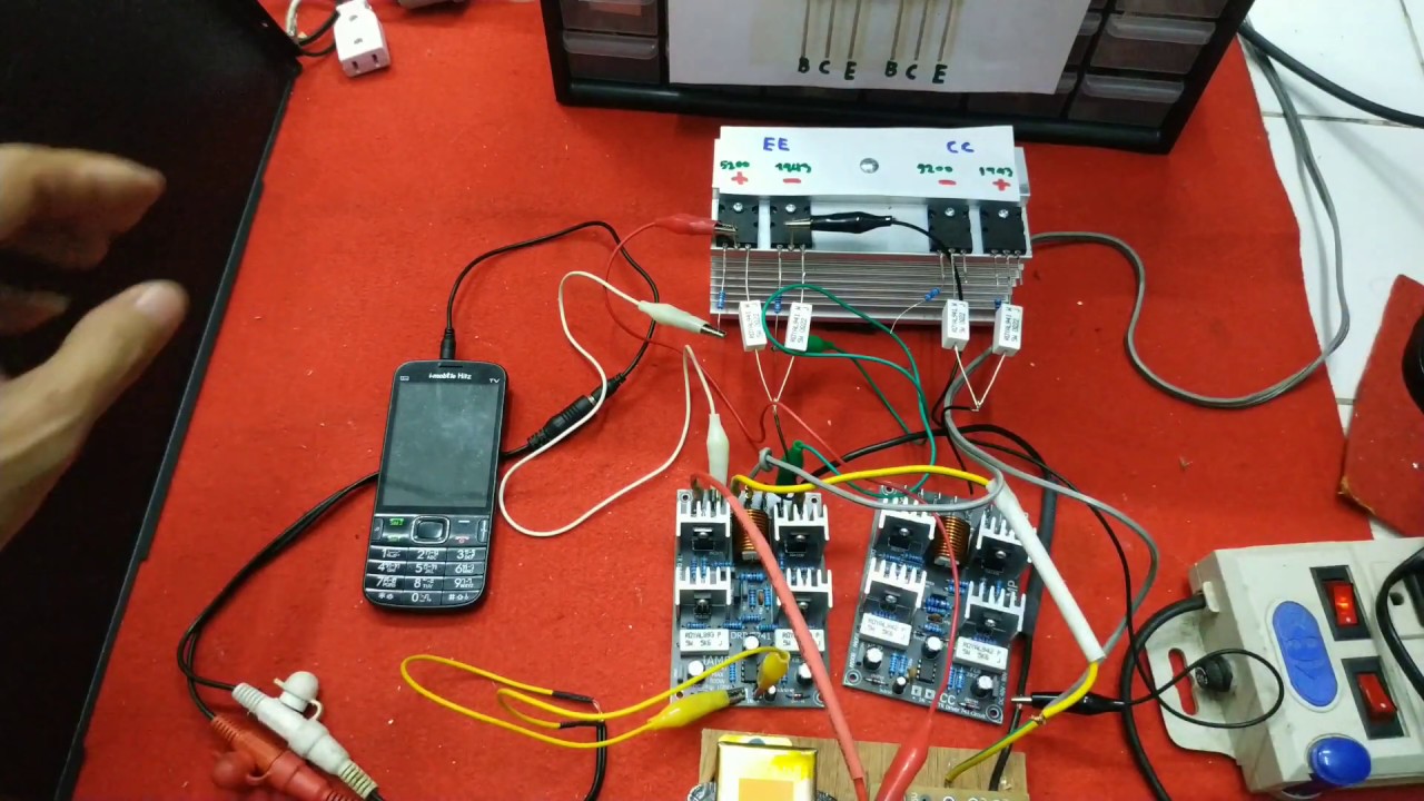 บอดไดร์741เอ้าต์พุต CC  VS  EE ไบอัสขาอะไรดังแรงกว่ากัน
