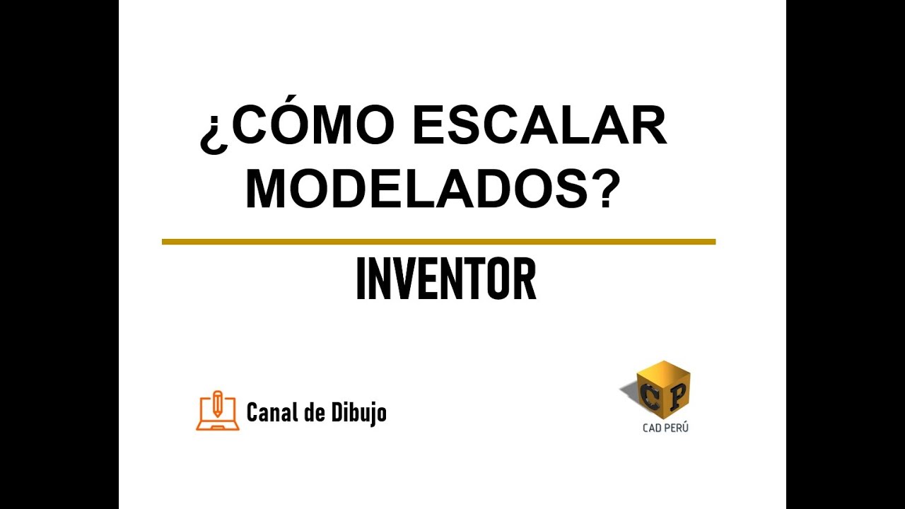 Como escalar un modelado de Inventor