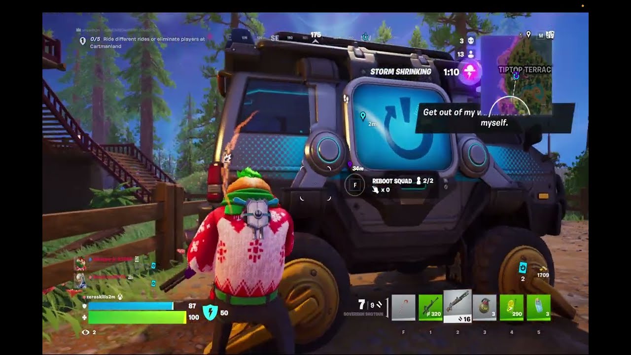 first win fortnite zero build royale south park (surprise win at the end)