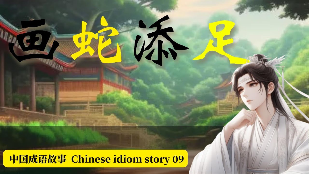中国成语故事 Chinese idiom Story 09《画蛇添足》 “Painting the Snake Adding Feet”