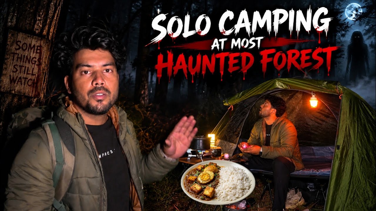 Solo Camping At Most Haunted Village | Camping In India #vlog 