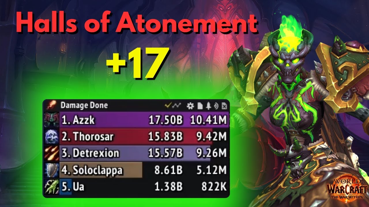 Ethical Chaos Bolts on Anima Suckers | Diabolist Destruction Warlock | Halls of Atonement +17 | S3