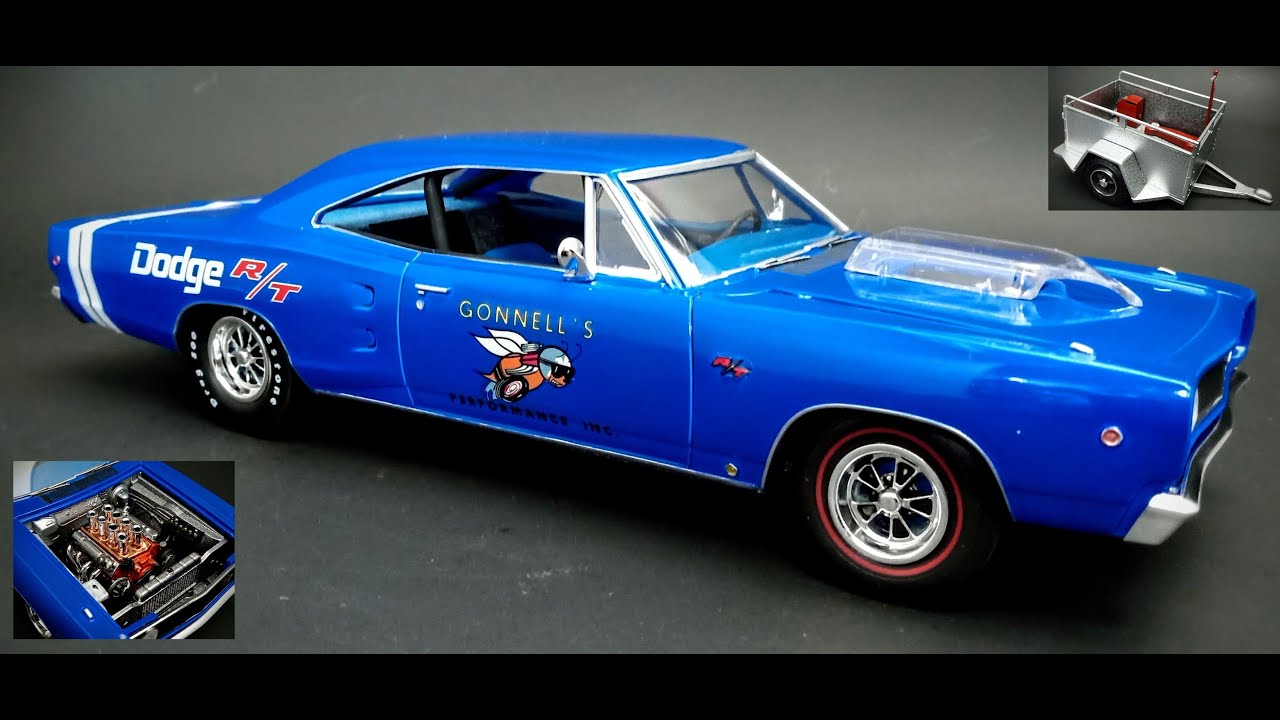NEW in 2024! 1968 Dodge Coronet RT 440 1/25 Scale Model Kit Build How To Assemble Paint Interior MPC