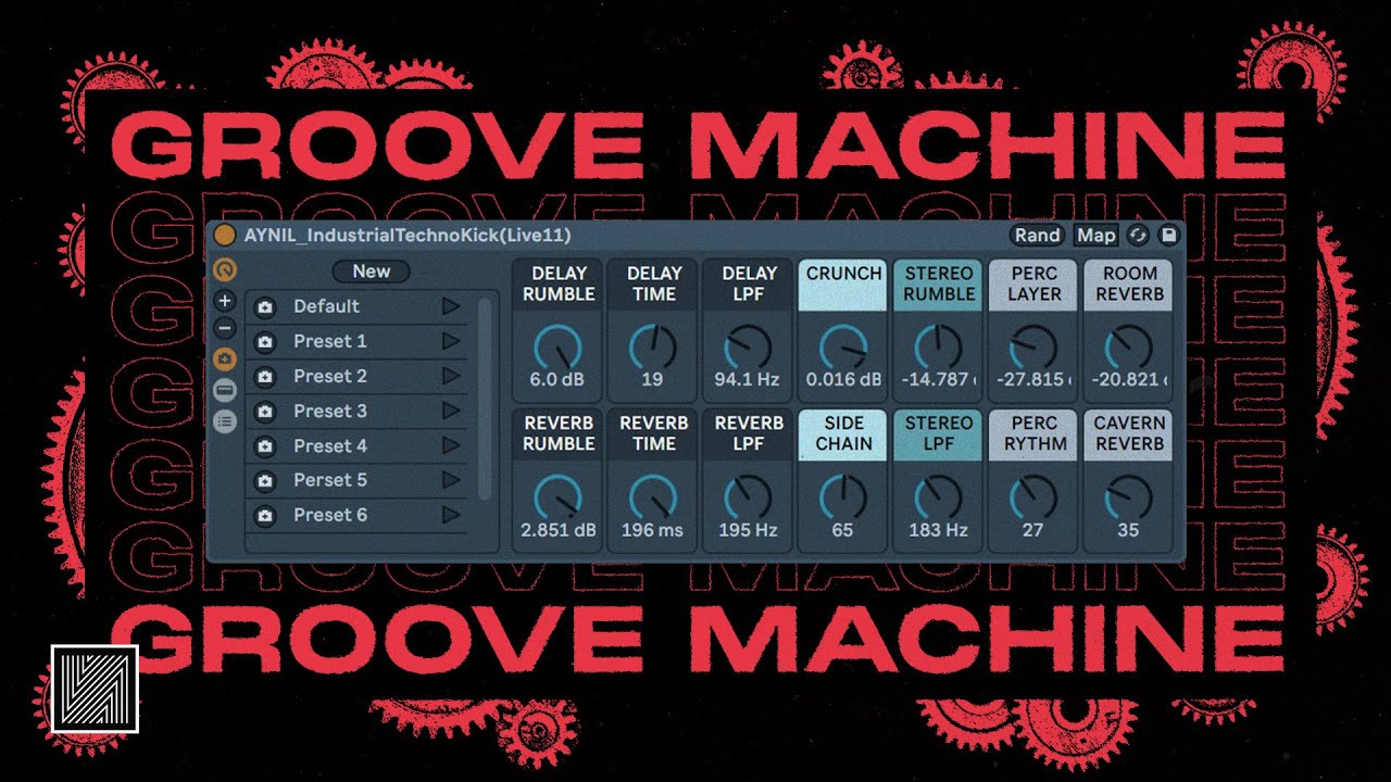 How to Make Industrial Techno Groove (Free rack) [Ableton Techno Tutorial]