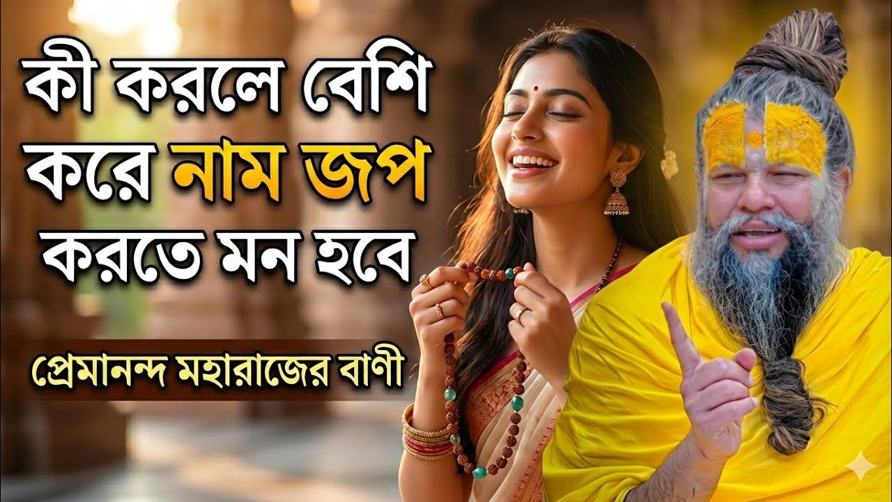 (প্রশ্ন - উত্তর) কী করলে বেশি করে নাম জপ করতে মন হবে? প্রেমানন্দ মহারাজ | premanand Maharaj.
