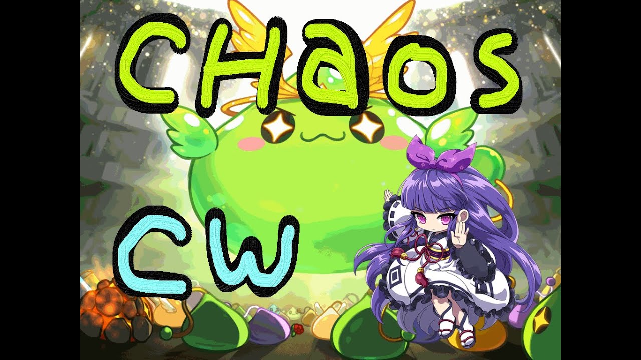 maplestory challenger world chaos slime solo - 39m kanna