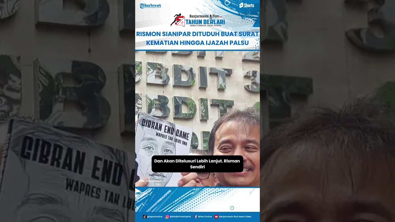 Sosok Rismon Sianipar, Ahli Digital Forensik yang Dituduh Buat Surat Kematian hingga Ijazah Palsu