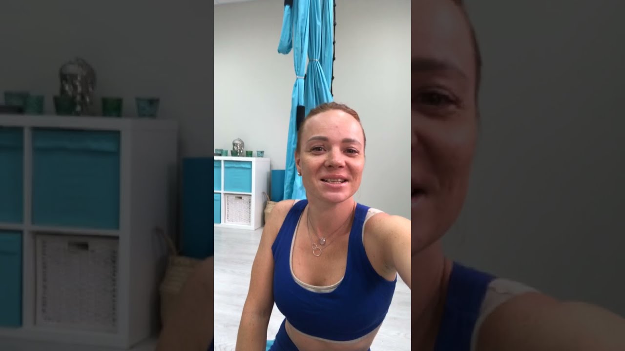 Йога в гамаках. Практика с гамаком при болях в спине. #Airyoga_Основы.