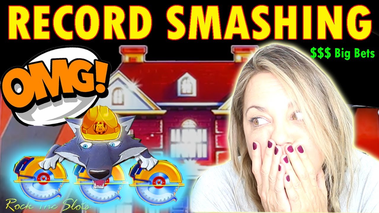 💲 HUGE BETS RECORD BONUSES & 2 MANSION FEATURES! Huff n More Puff Slots Delivers The Run Of My Life