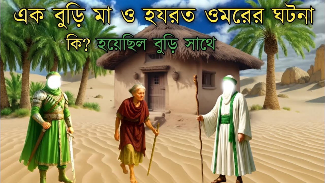 এক বুড়ি মা ও হযরত ওমরের ঘটনা কি হয়েছিল বুড়ি সাথে islamic_story বাংলা !