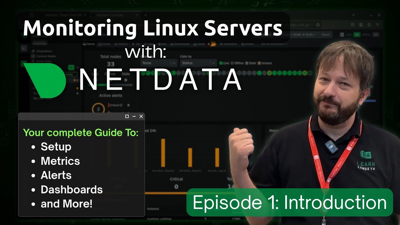 How to Monitor Linux Servers with Netdata (Episode 1: Introduction)