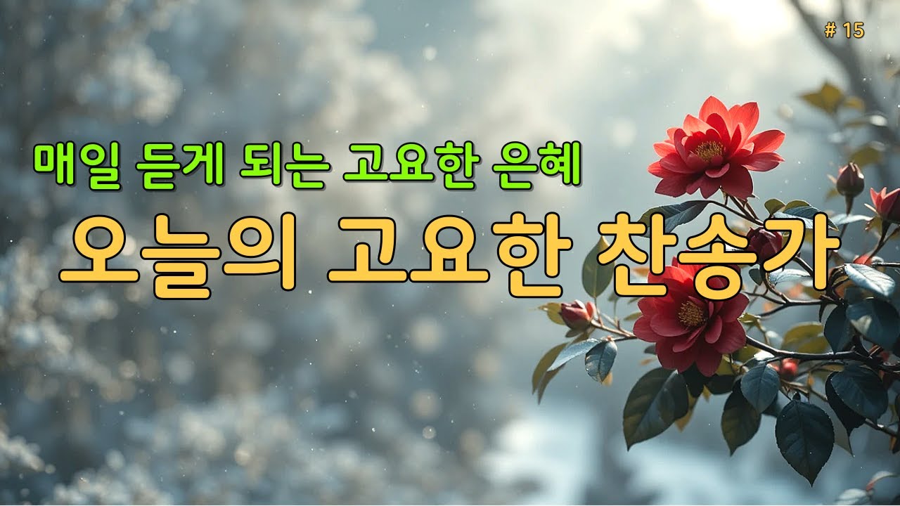 【 은빛찬송 | 깊은 위로 】매일 듣는 평안한 찬송가 모음 🕊️ 마음의 쉼을 주는 고요한 묵상·기도 찬양 15 #찬송가 #은혜찬송가 #조용한찬송 #찬송연속듣기 #새벽기도 #보혈찬양