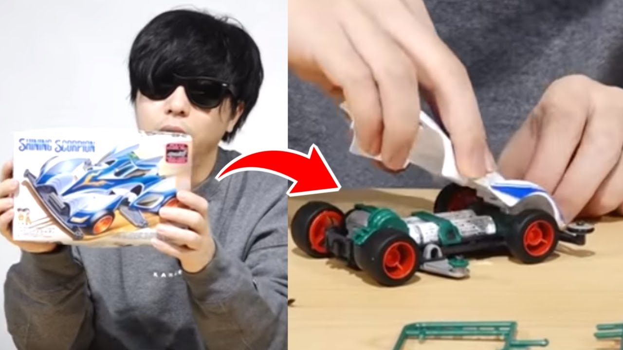 「ミニ四駆」を作って走らせてみた