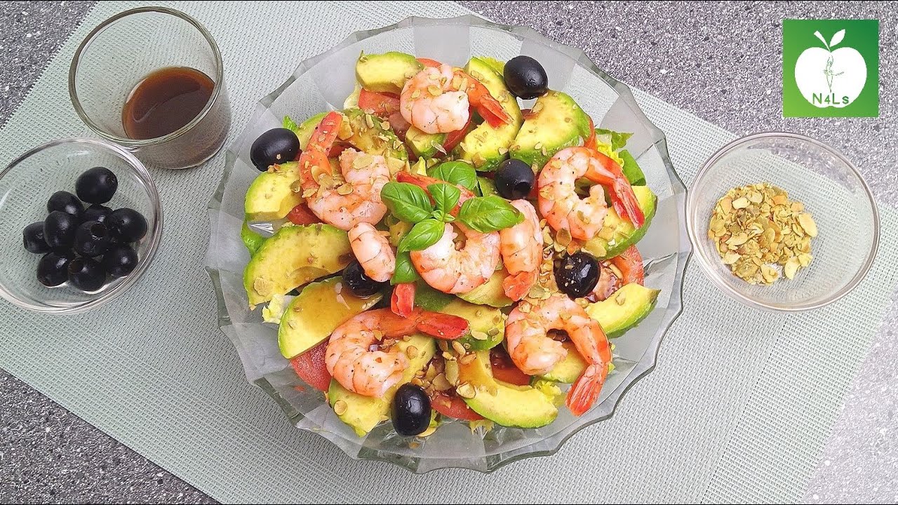 #AVOCADO e #GAMBERI per un´#insalata leggera! (#ricetta deliziosa)