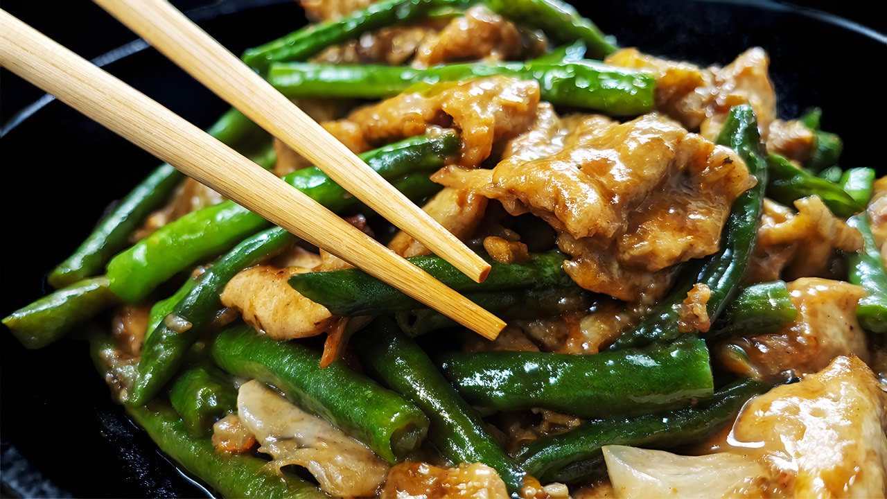 Unglaublich! Dieses Hähnchen mit grünen Bohnen schmeckt besser als im asiatischen Restaurant!