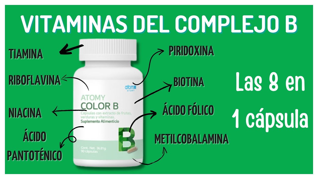 Vitaminas del Complejo B | Color B | Vitamin B Complex | Atomy