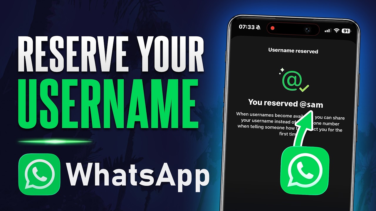 Как зарезервировать имя пользователя в WhatsApp (iPhone и Android)