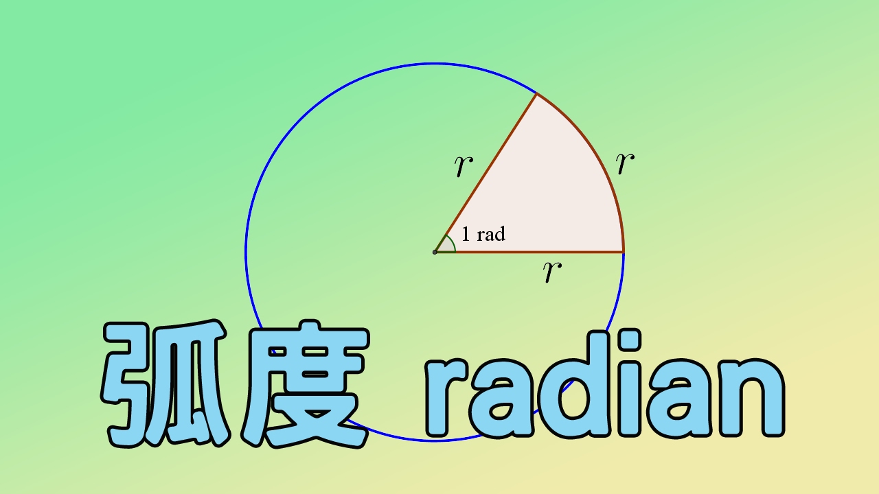 消失了的課程 ─ 弧度 radian。計數機上的 D、 R 和 G 到底是什麼?