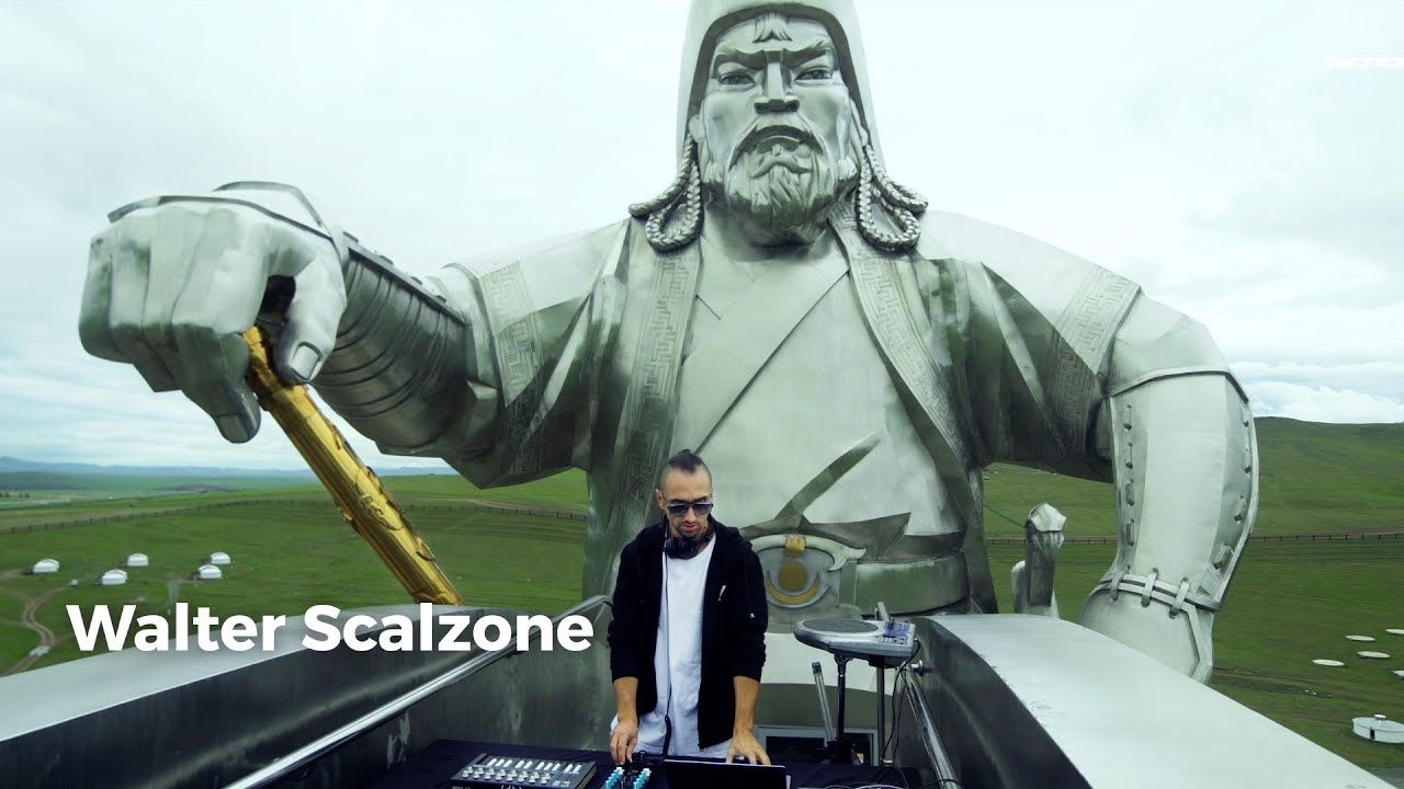 Walter Scalzone - Live @ Radio Intense, Chinggis Khan Statue, Mongolia / Melodic Techno Mix 2022