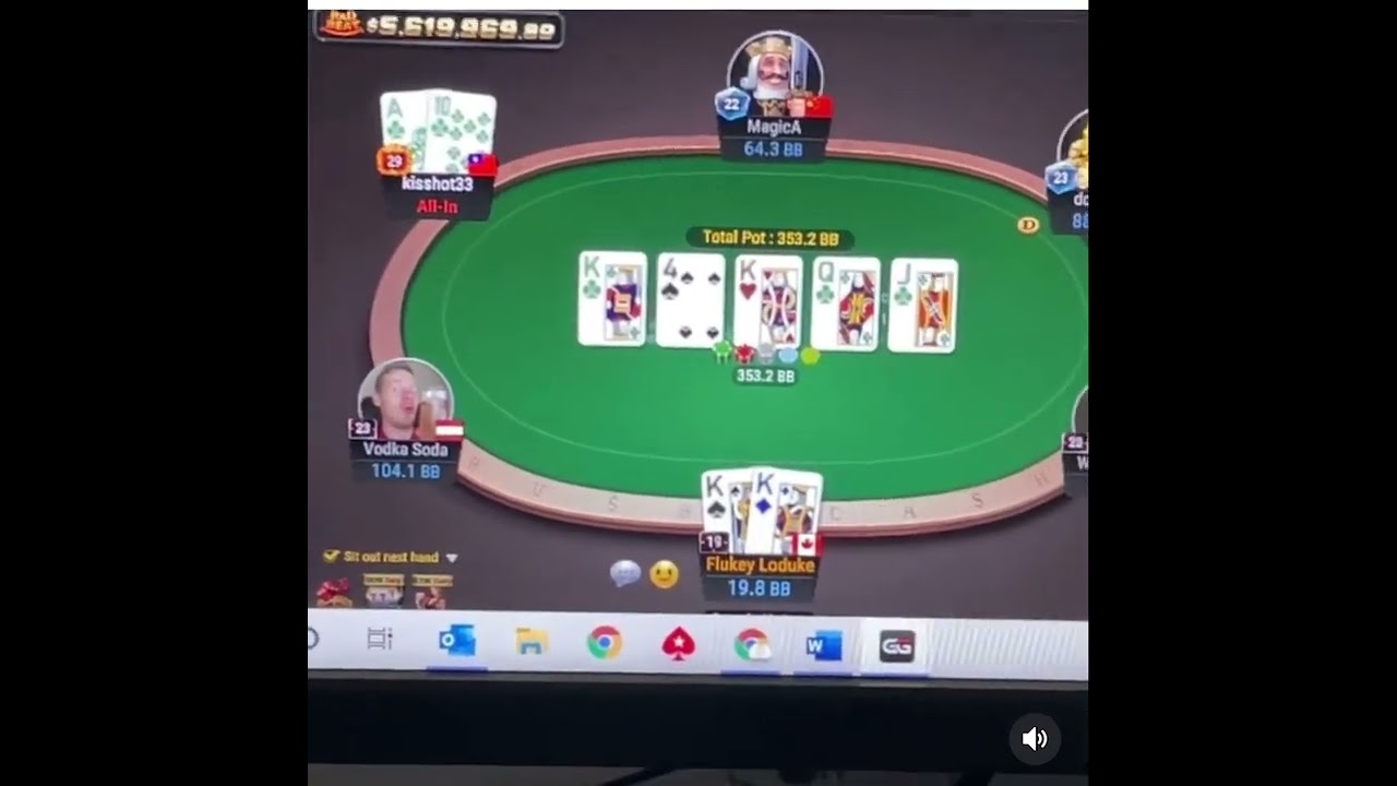 Bad beat jackpot #shorts #poker #badbeat