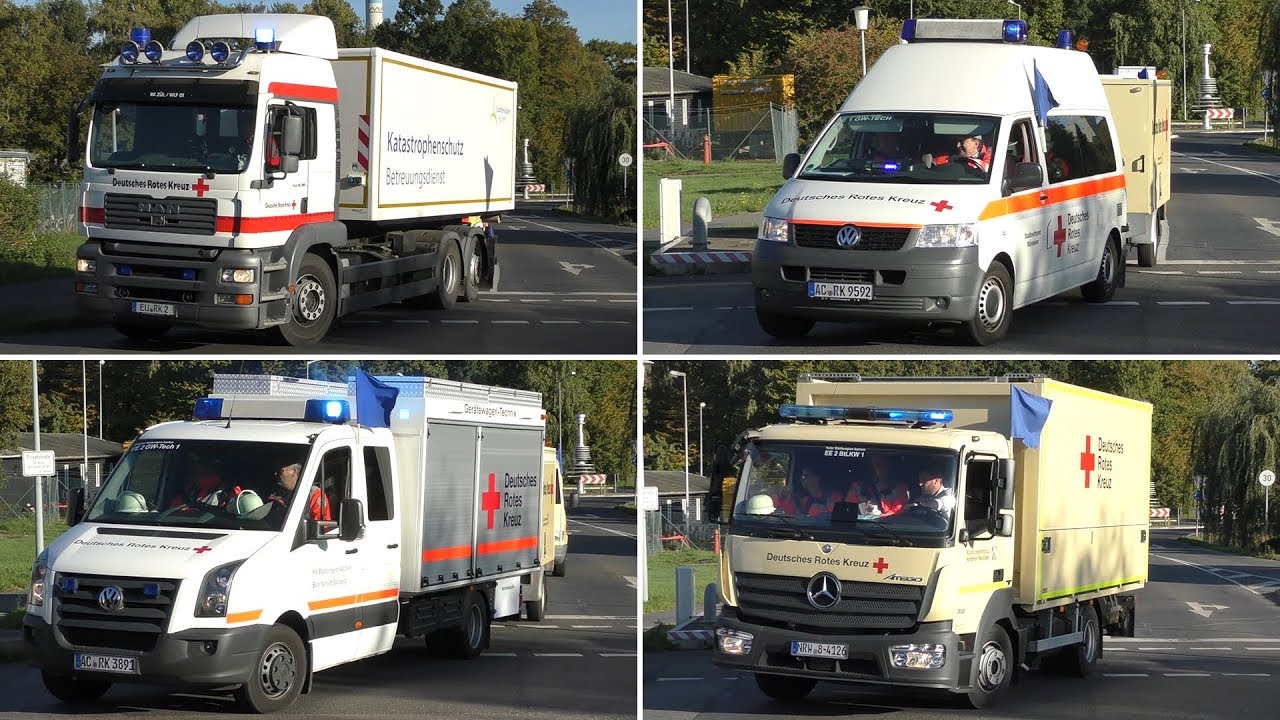 Einsatzübung der Einsatzeinheiten DRK & JUH der StädteRegion Aachen