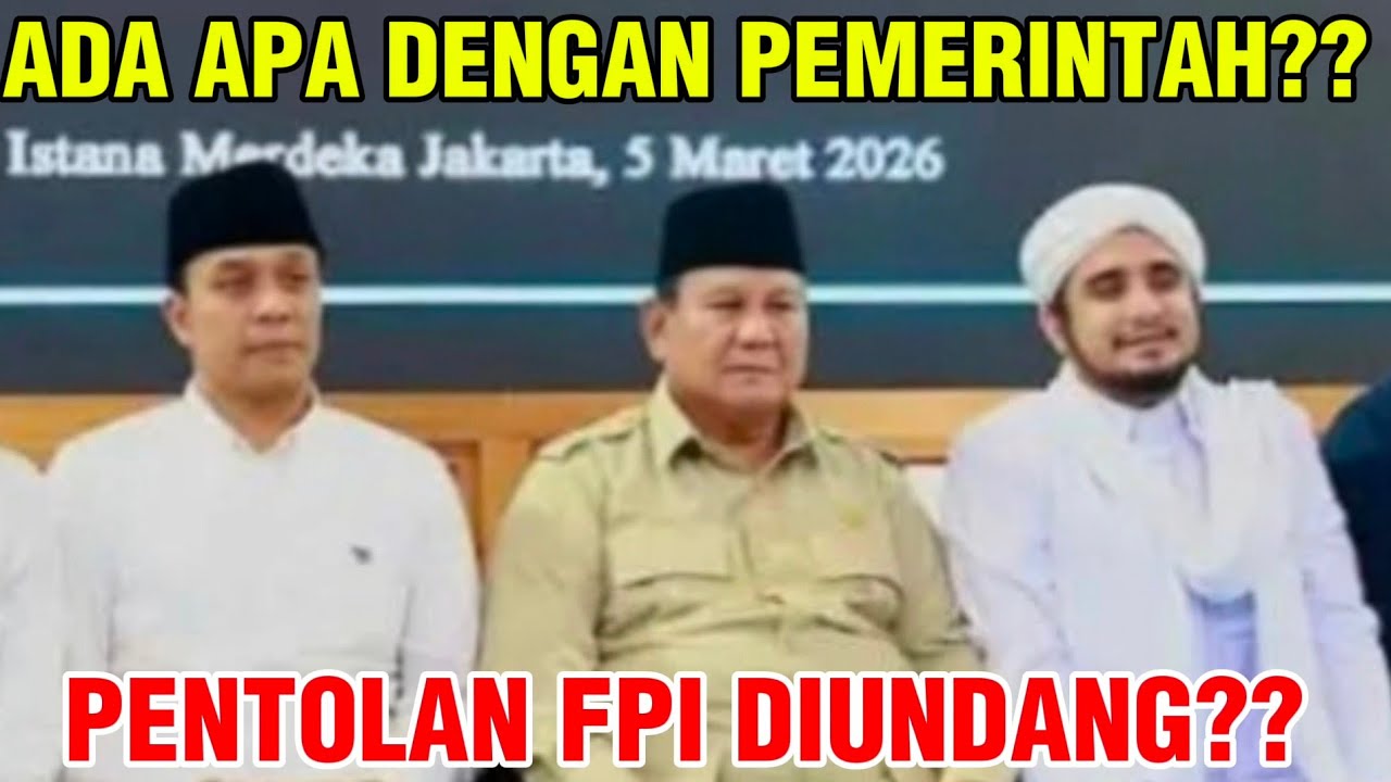 ADA APA DENGAN PEMERINTAH KITA??KOK UNDANG PENTOLAN FPI?? 