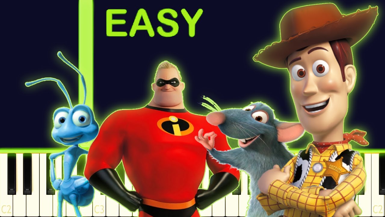 ALL Pixar Themes on Piano