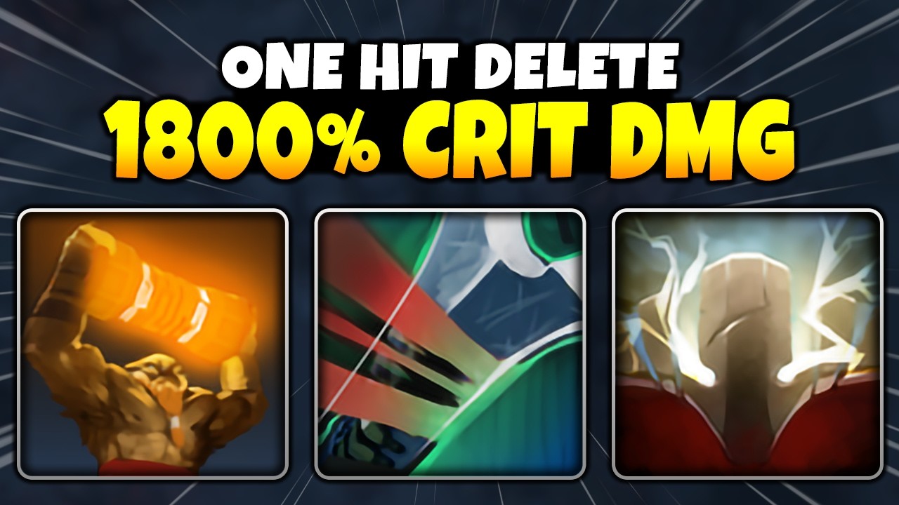 1800% Crit Dmg ENCHANT TOTEM + GOD'S STRENGTH + MORTAL STRIKE | Ability Draft