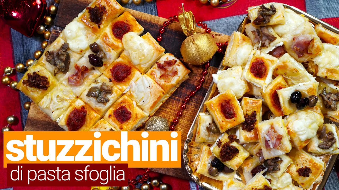 Stuzzichini di pasta sfoglia per un delizioso aperitivo natalizio