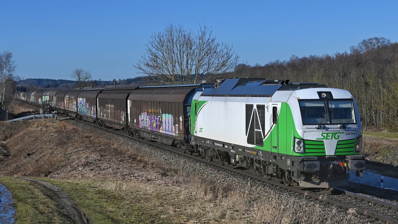 Exotischer Frühjahrsbahnverkehr im Linienstern Mühldorf mit 248, 218 uvm.