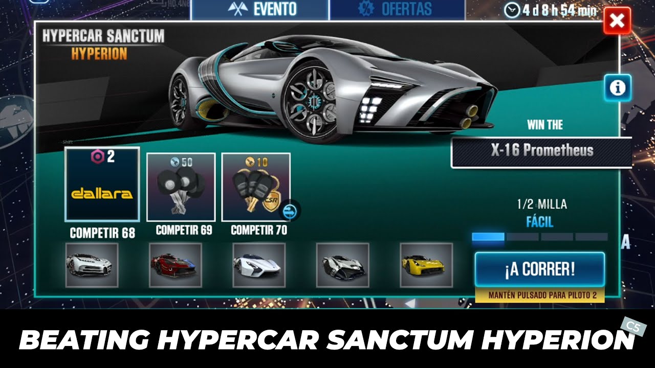 CSR2 | Hypercar Sanctum Hyperion - X-16 Prometheus (Tier 5)