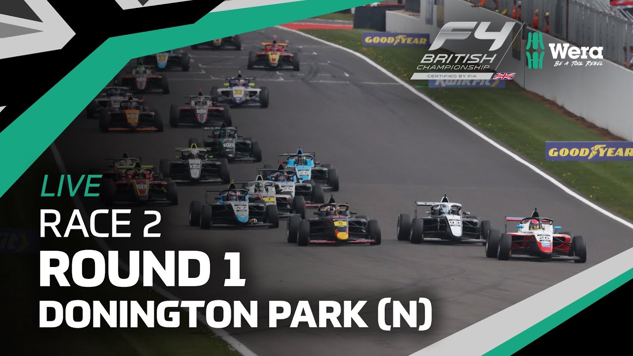 📺 LIVE | Race 2 | Round 1, Donington Park National | Wera Tools British F4