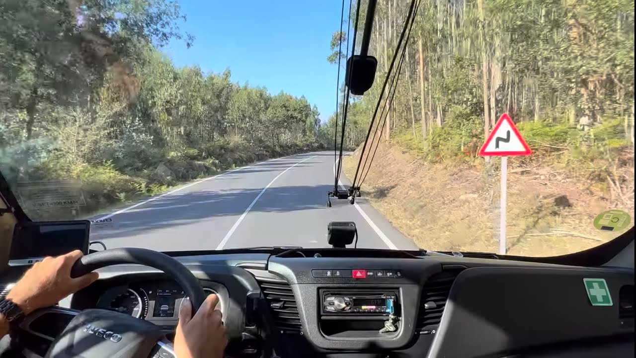 Agárrate!!! Que vienen curvas…  | Conduciendo Microbús IVECO Unvi Compa Hi-Matic 210