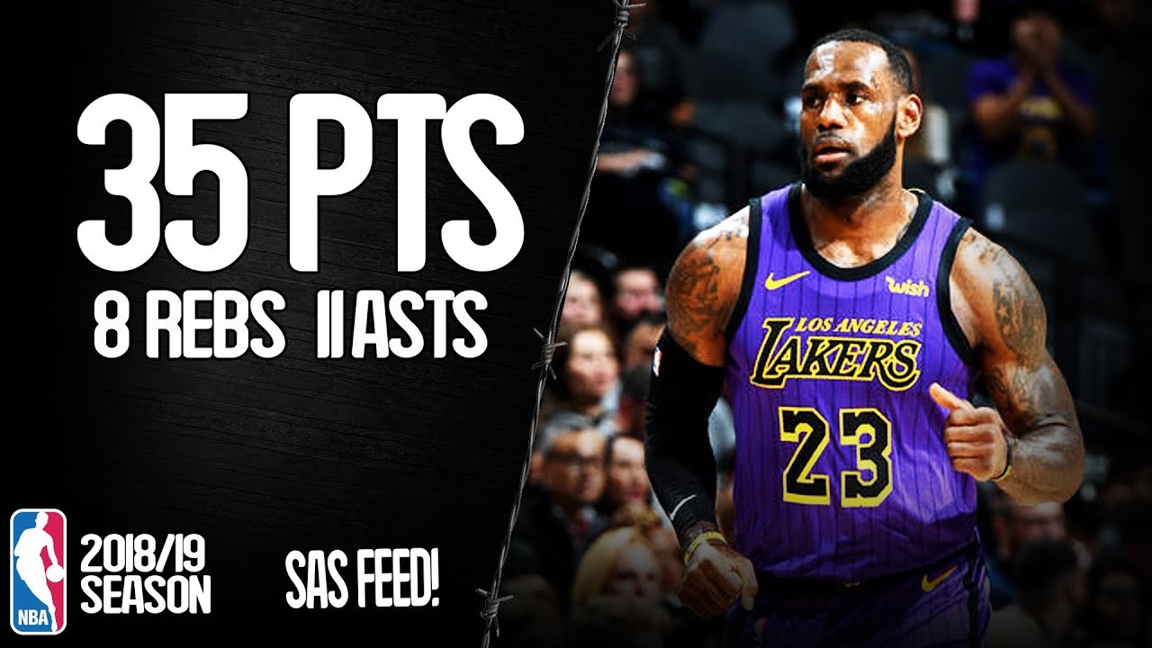 LeBron James 35 Points, 11 Assists at San Antonio Spurs - Full Highlights 07/12/2018