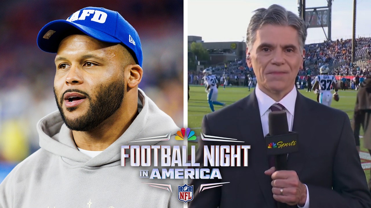 Latest on Aaron Donald's potential return to Los Angeles Rams | FNIA | NFL on NBC