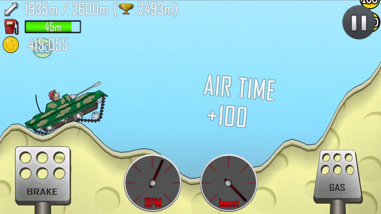 Hill Climb Racing [TANK  MAX - DESERT] Android/IOS gameplay