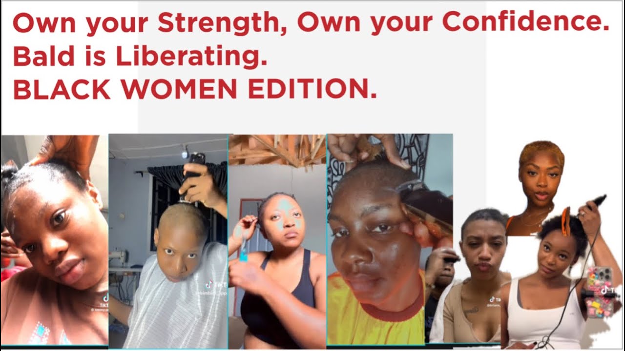 Hair is good | Bald is good | Chose which one that makes you Smile | Bald is Bold#hair #bigchop
