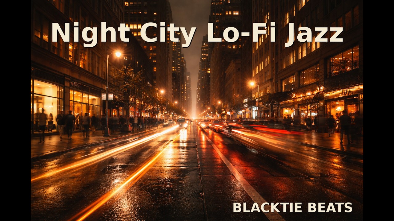 Sepia Nights — Smooth Lo-Fi Jazz in the City | Blacktie Beats