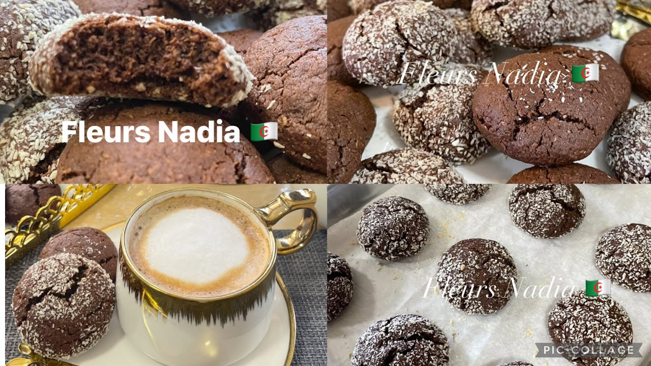 اروع واسهل  حلوة جافة بنكهة الشكولاطة وجوز الهند 😉 حضروها لوليداتكم وما تندموش عليها 