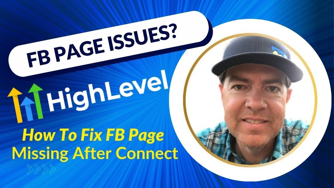 Страницы Facebook отсутствуют в селекторе страниц в Go High Level | Страницы Facebook не отобража...