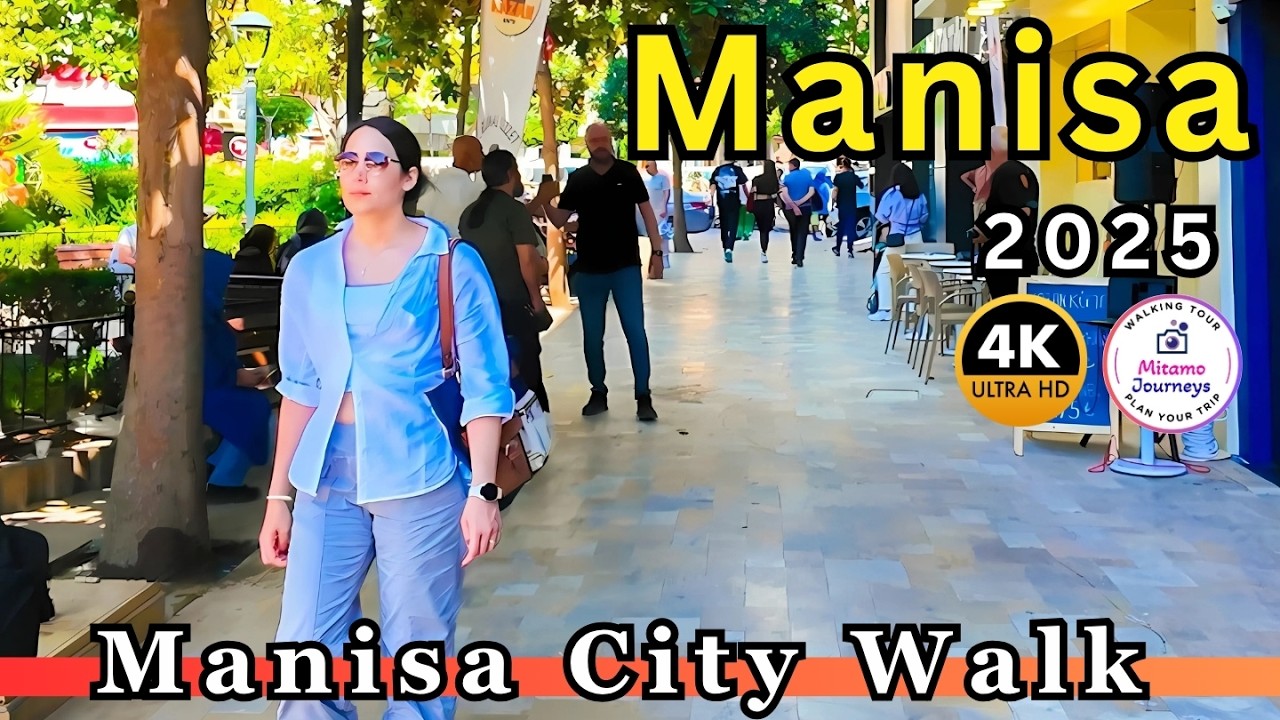 Manisa Turkey 4K Walking Tour | Ulu Mosque, Bazaar, Kurşunlu Han & Historic Streets | May 2025