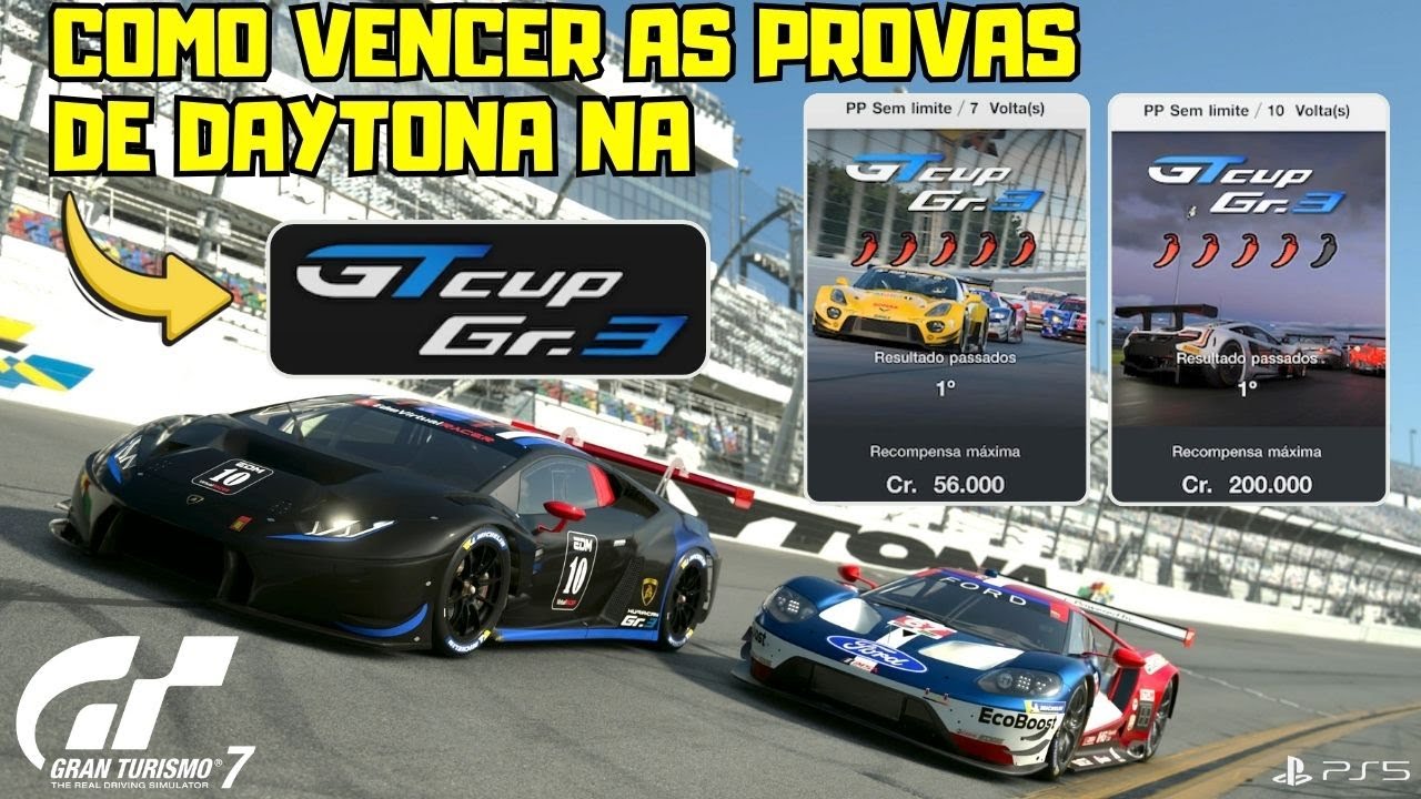 Como Vencer as Provas da GTCup Gr3 de Daytona no Gran Turismo 7 #gt7 #ps5 #gameplay #racing
