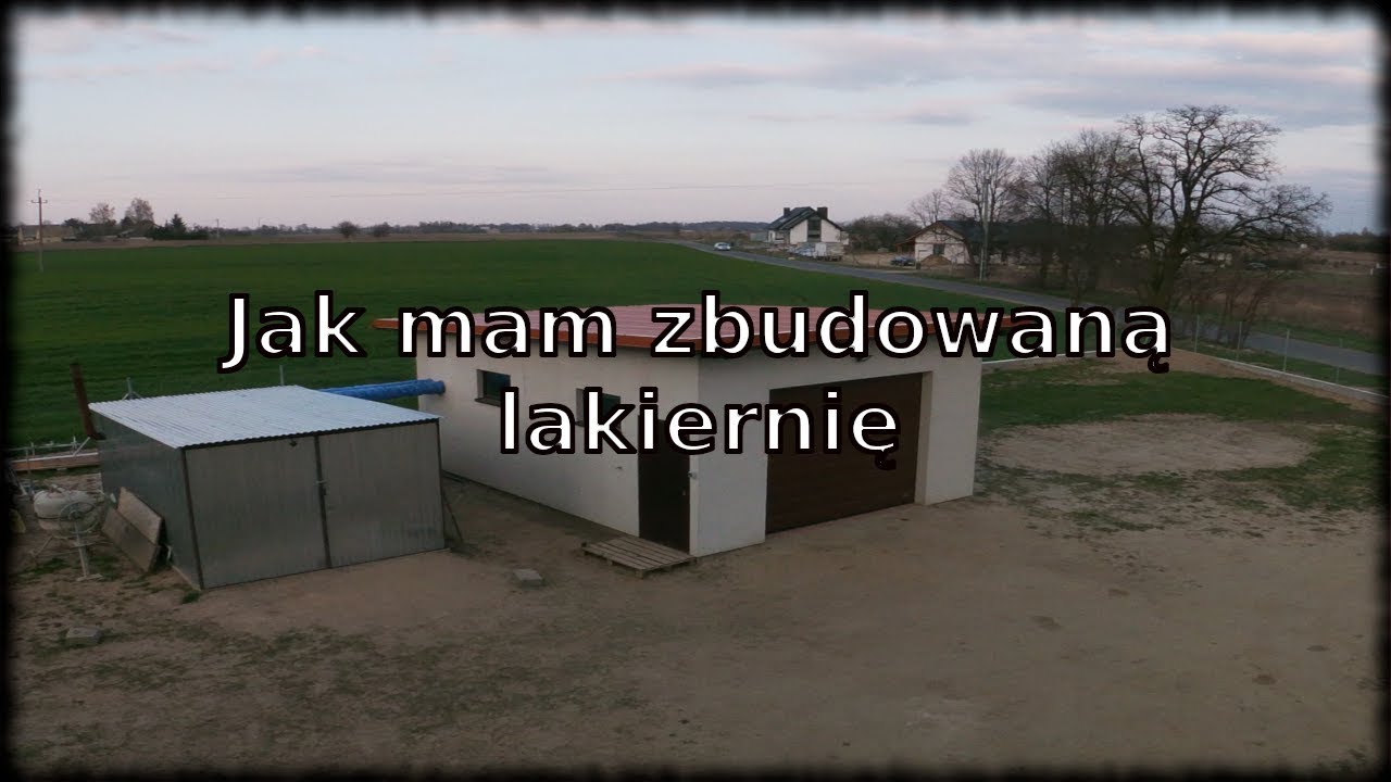 Budowa lakierni samochodowej.