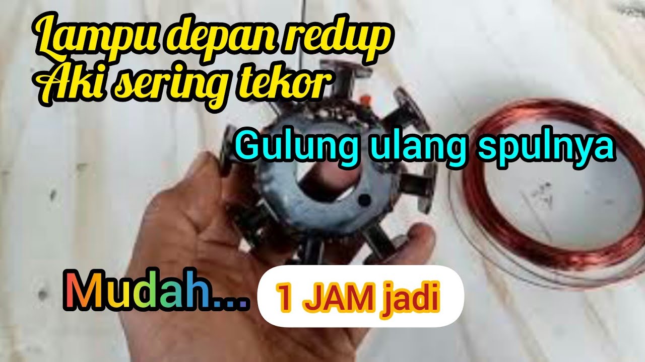 cara gulung spul satria fu